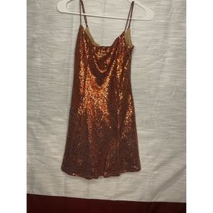 NWT Urban Outfitters Brassy Sequin Dress